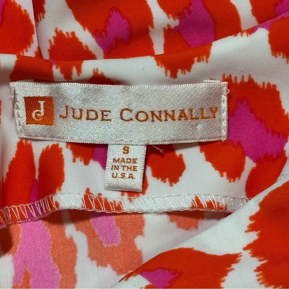 Jude Connally Mary Pat Dress Pink Animal Print size Small - Picture 5 of 6